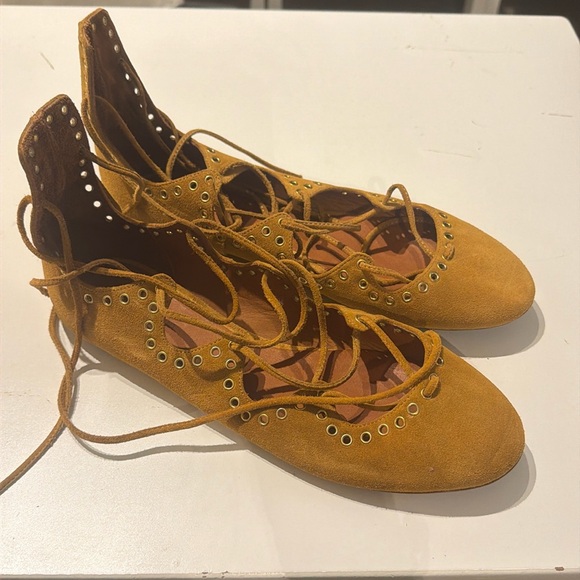 Suede shoes